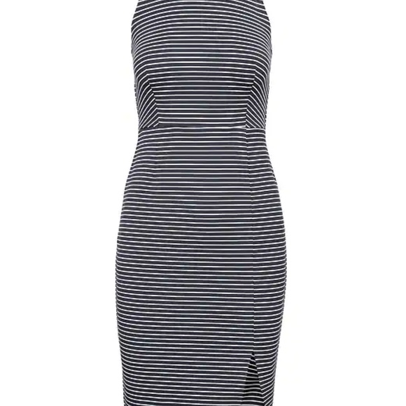 Banana Republic Women's Stripe Ponte Sheath Dress - Picture 3 of 3